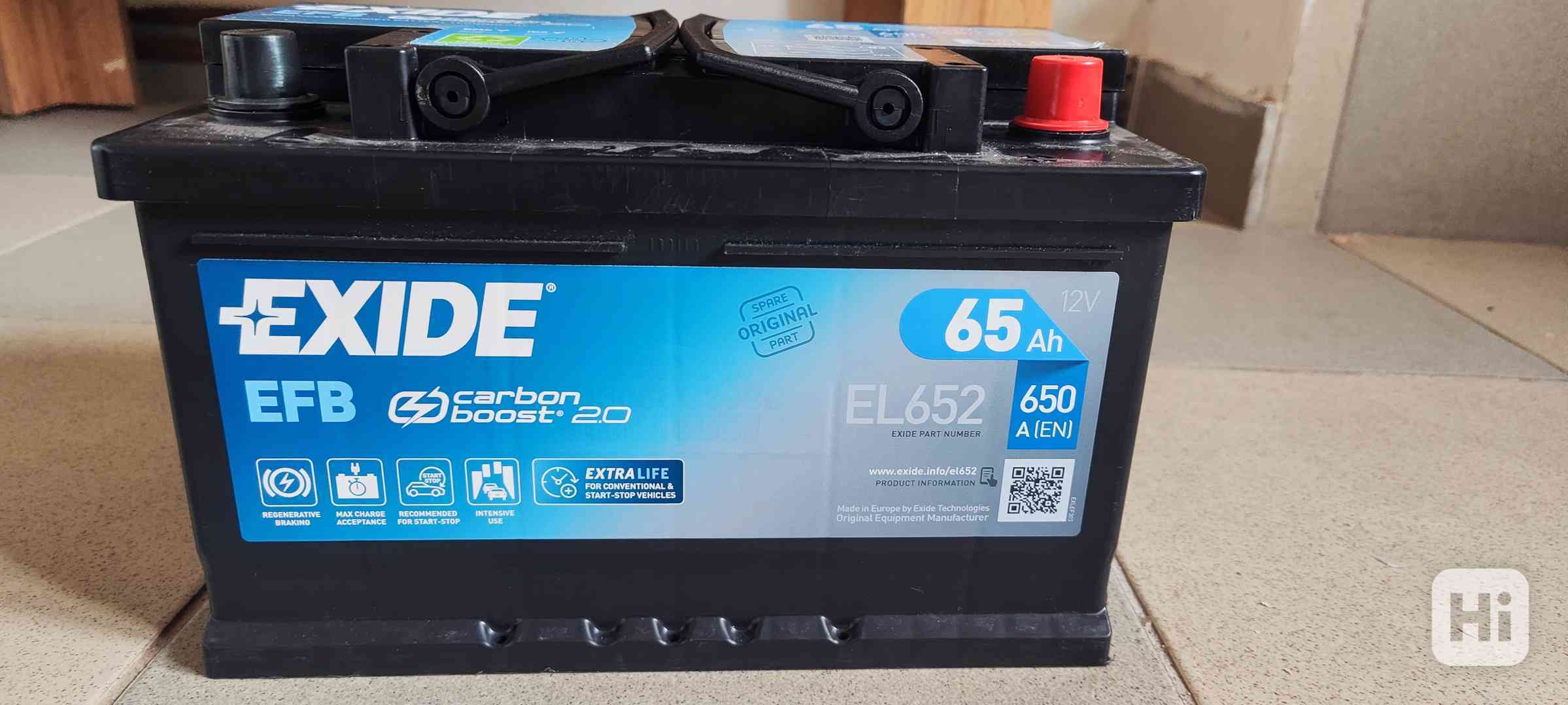 Exide EFB EL652 65Ah – NOVÁ, záruka od 20.1.2026 - foto 1