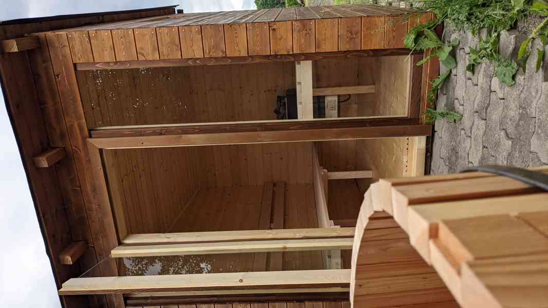Finská sauna na klíč 210x190 cm - foto 3