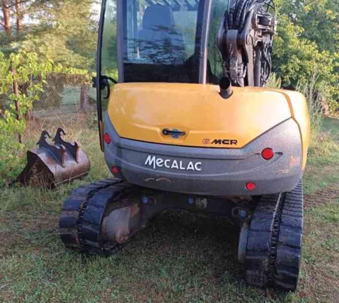 6t minibagr 10km/h! offset Mecalac 6MCR +nové pásy - foto 3