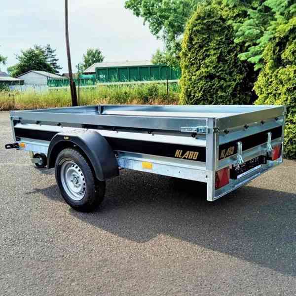 1300Kg přívěsný vozík brzděný 2,65m x1,30  svařovaný rám,DPH - foto 3