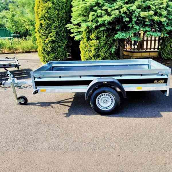 1300Kg přívěsný vozík brzděný 2,65m x1,30  svařovaný rám,DPH - foto 2