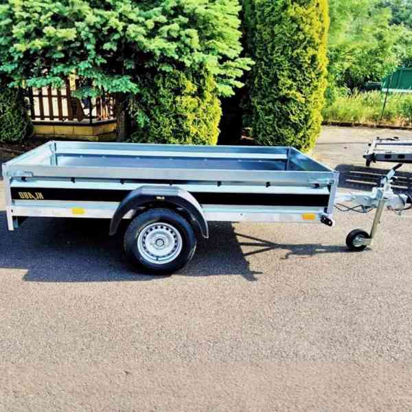 1300Kg přívěsný vozík brzděný 2,65m x1,30  svařovaný rám,DPH - foto 5