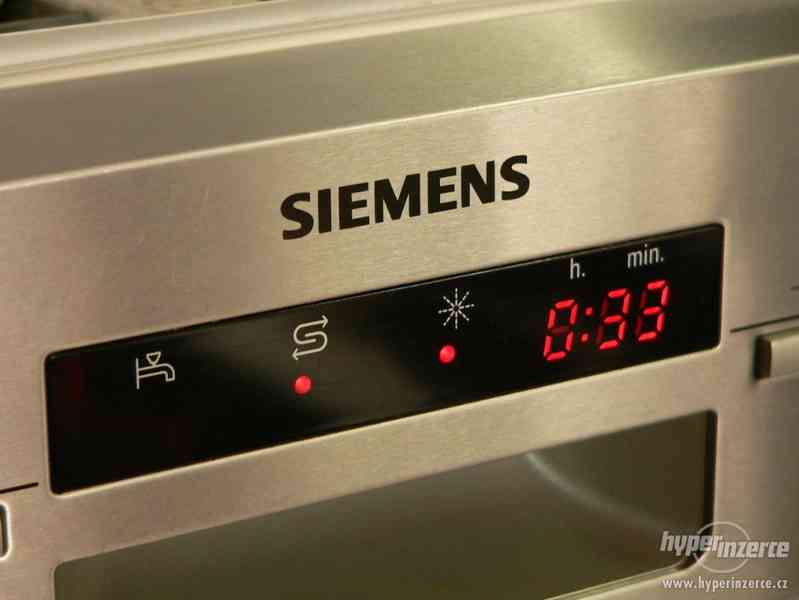 Myčka nerezová vestavná Siemens SN55M589EU - tři koše - foto 4