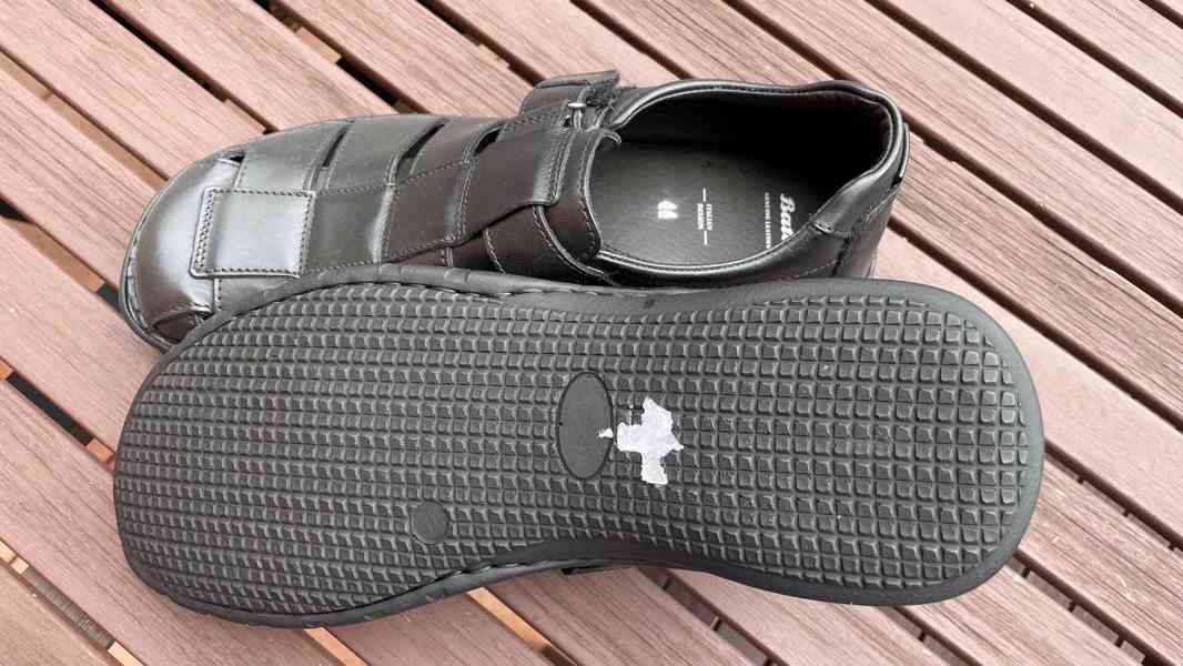 Prodám pánské sandály, nepoužité, pravá kůže Baťa - foto 4