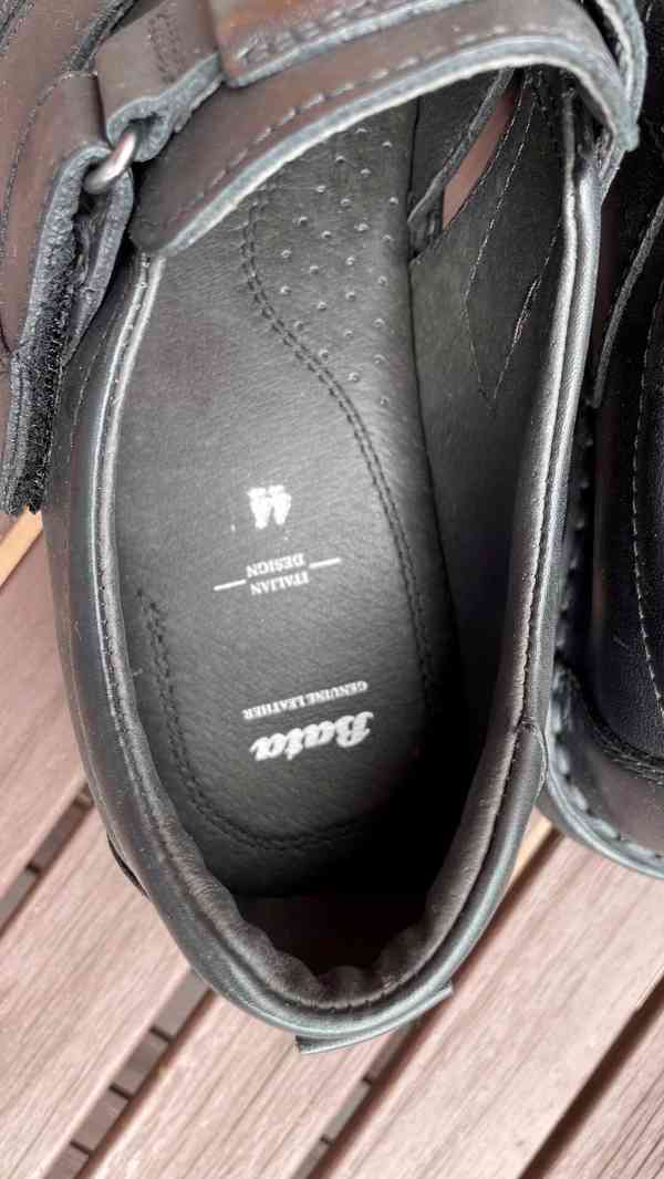 Prodám pánské sandály, nepoužité, pravá kůže Baťa - foto 2