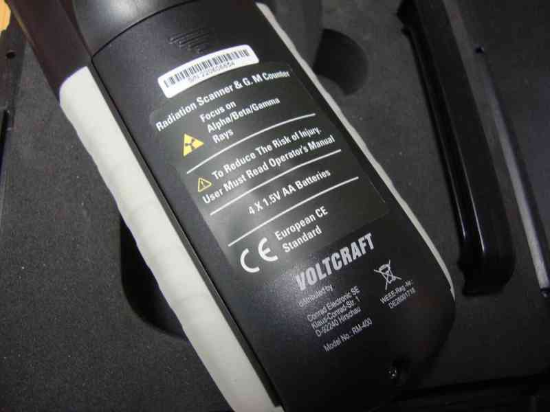 VOLTCRAFT RM-400 GEIGERŮV ČÍTAČ PRO KONTROLU RADIOAKTIVITY - foto 12