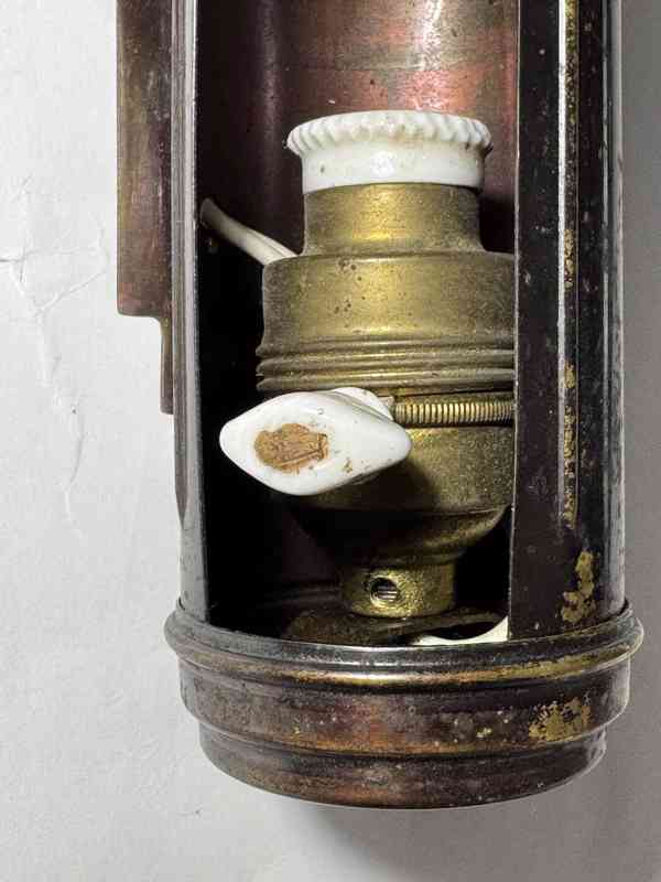 Starožitná klavírní lampička - foto 11
