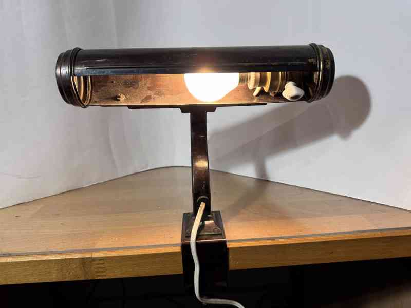 Starožitná klavírní lampička - foto 2