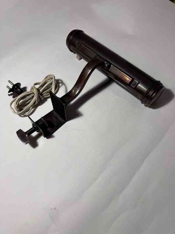 Starožitná klavírní lampička - foto 13