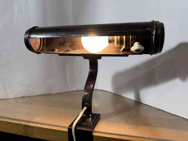 Starožitná klavírní lampička - foto 3