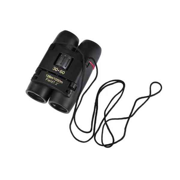 Lovecký dalekohled kompaktní 30x60 - černý - foto 6