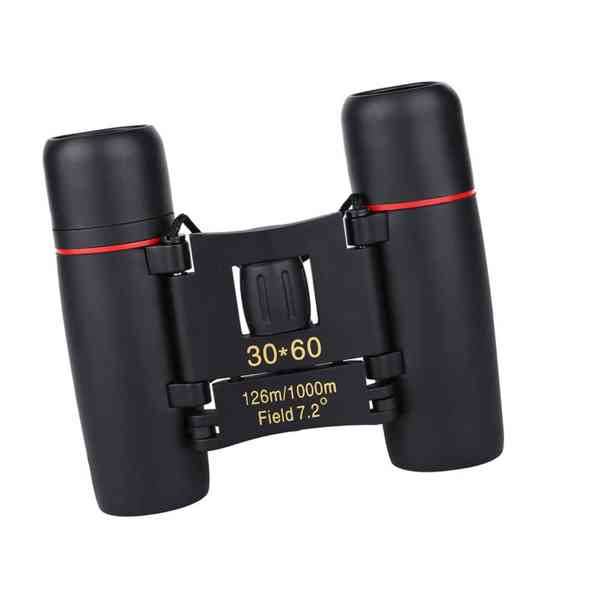 Lovecký dalekohled kompaktní 30x60 - černý - foto 8