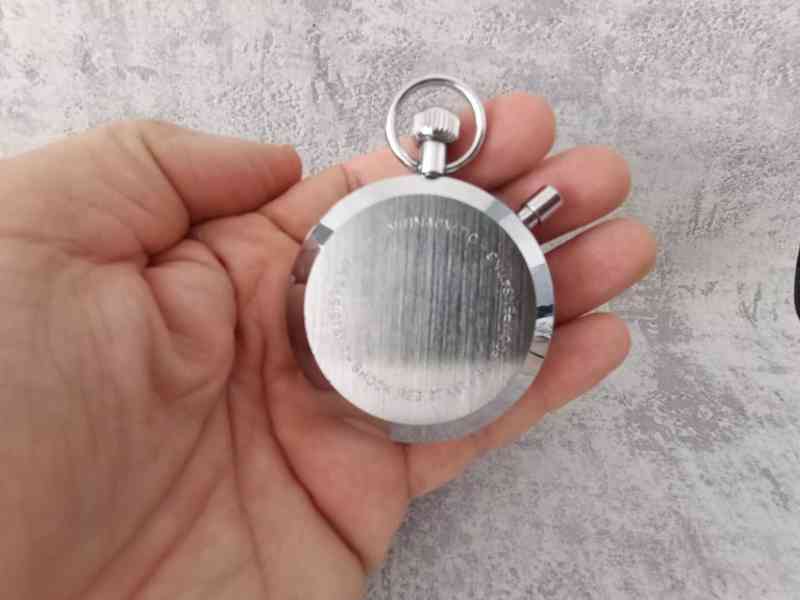 Kapesní stopky Hanhart 1/5 sec Německo, funkční, krásné - foto 13