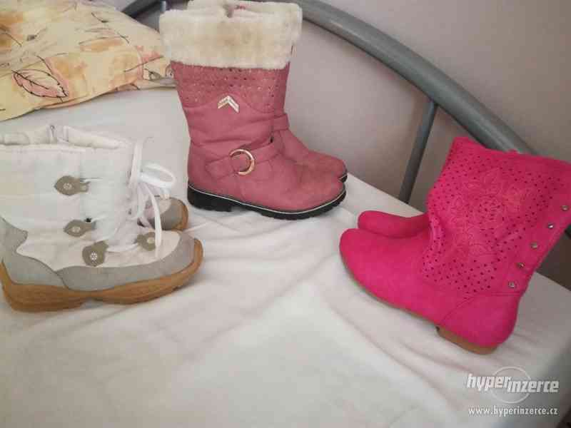 Zimní dívčí obuv. - foto 1