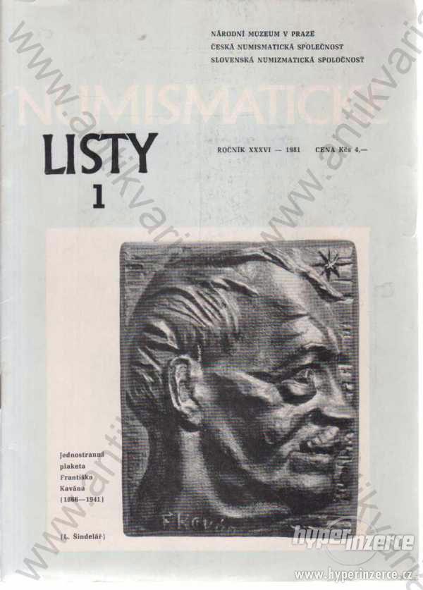 Numismatické listy 5 sv. ročník XXXVI 1981 - foto 1