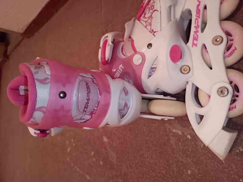 Kolečkové inline brusle  - foto 2