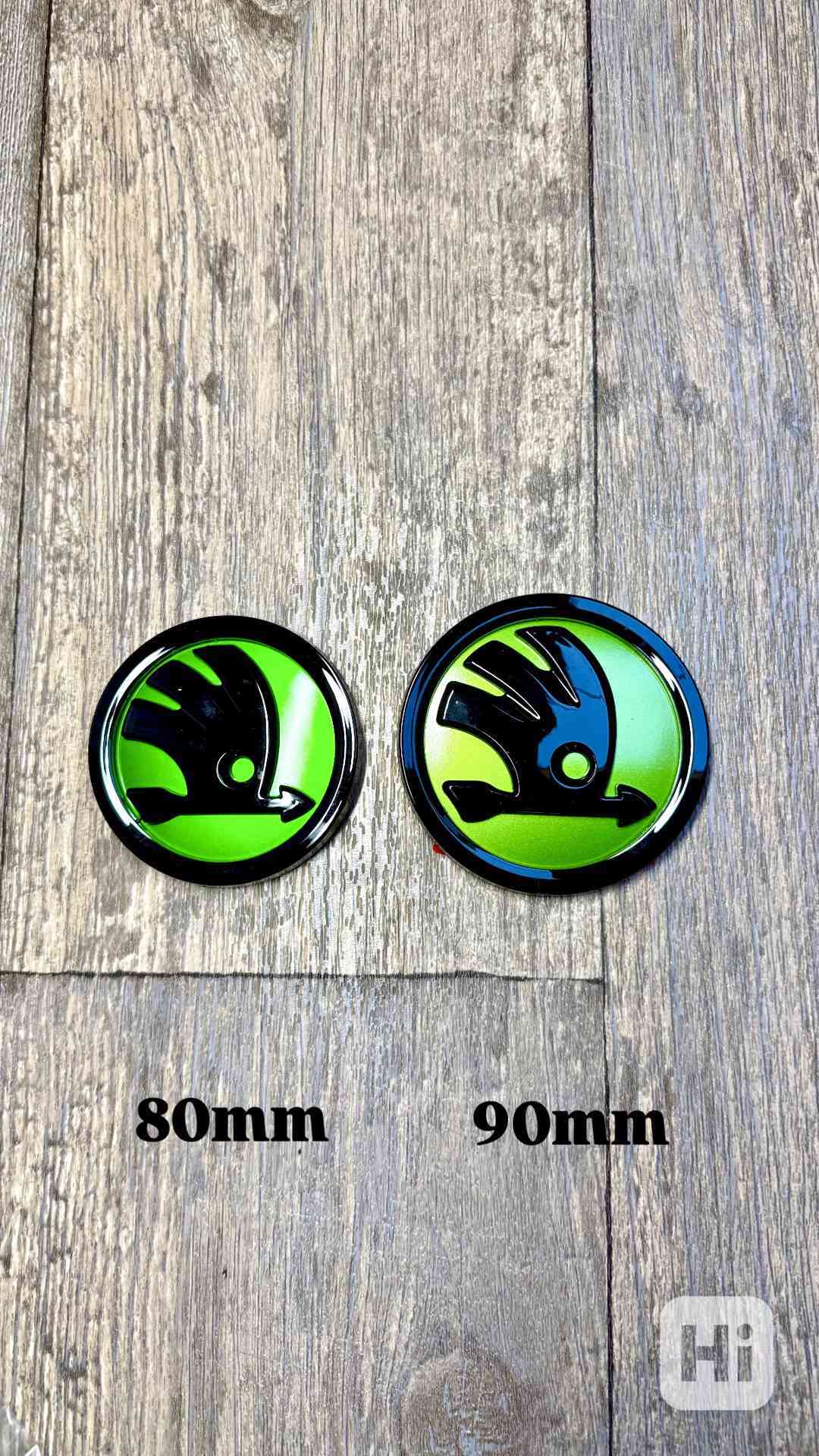 Zelené logo/znak ŠKODA - foto 1
