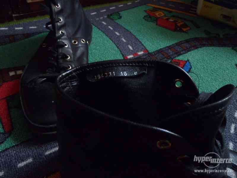 černé kožené měkkoučké vymazlené tenisky Gucci 44 - foto 5