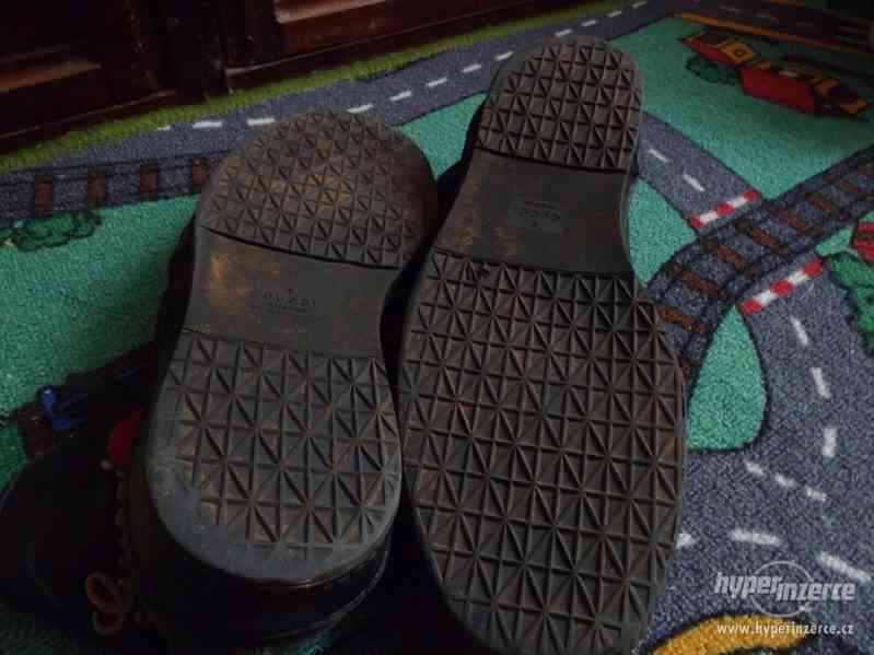 černé kožené měkkoučké vymazlené tenisky Gucci 44 - foto 10