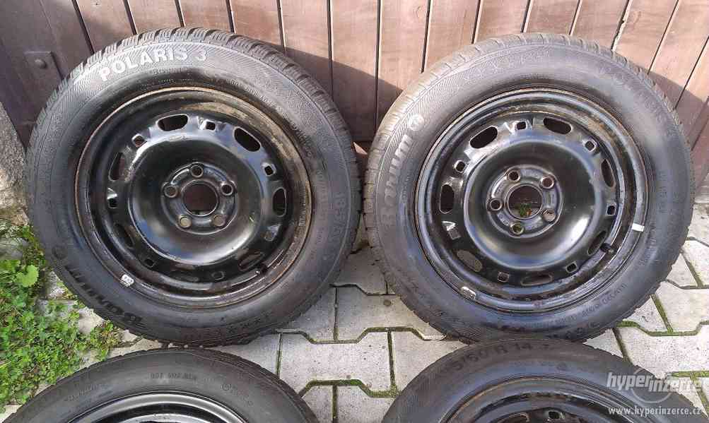 185/60R14 zimní sada škoda fabie polo ibiza 6X14 5X100ET43 - foto 2