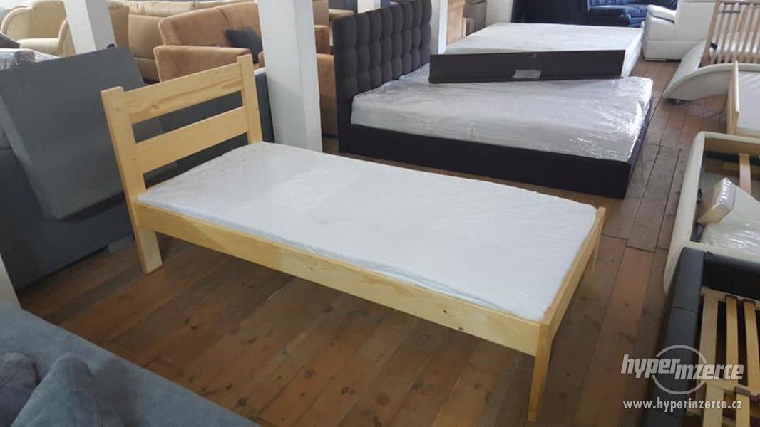 Jednolůžková postel Vectra s matrací - foto 1