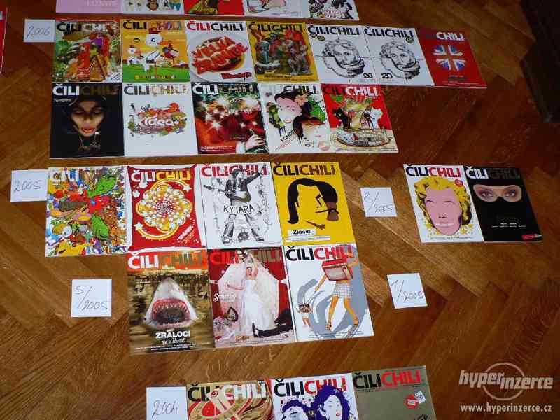 ČILICHILI časopisy, sbírka vydání 2004 až 2011 - foto 9