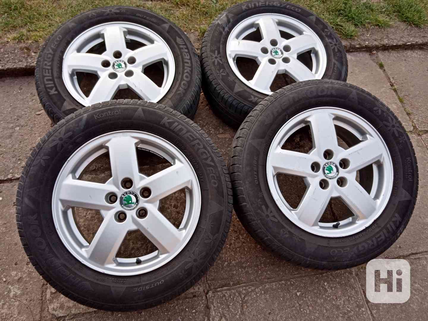 Obutá alu kola 15ky 5x100 ŠKODA SEAT VW AUDI - dobírka možná - foto 1
