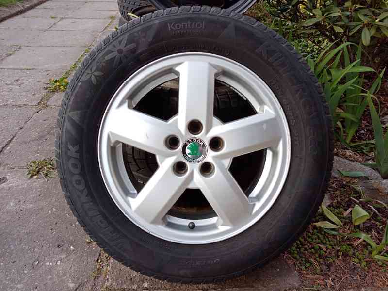 Obutá alu kola 15ky 5x100 ŠKODA SEAT VW AUDI - dobírka možná - foto 2