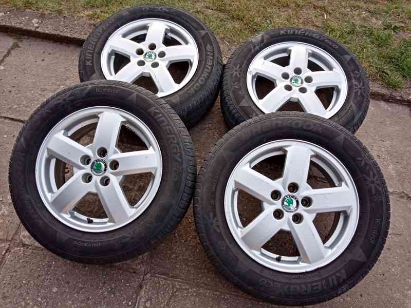 Obutá alu kola 15ky 5x100 ŠKODA SEAT VW AUDI - dobírka možná - foto 5