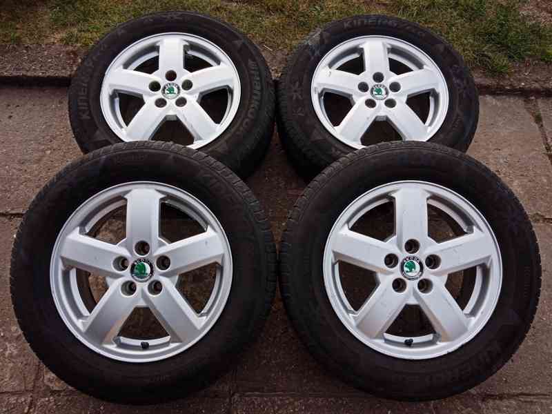 Obutá alu kola 15ky 5x100 ŠKODA SEAT VW AUDI - dobírka možná - foto 3