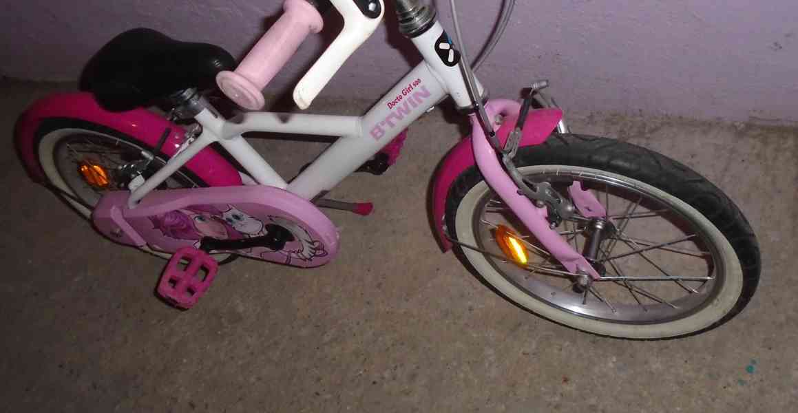 Prodám dětské kolo 16“. BTWIN Docto Girl 500. - foto 3
