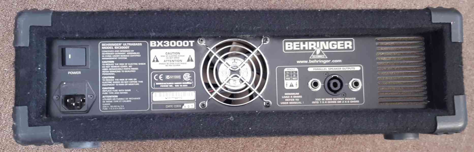  Zesilovač pro baskytaru - Behringer ULTRABASS BX 3000T - foto 3