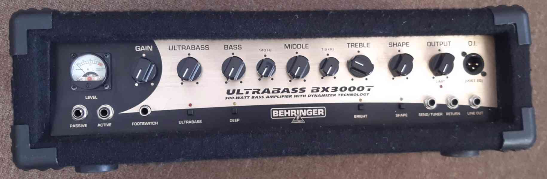  Zesilovač pro baskytaru - Behringer ULTRABASS BX 3000T - foto 2