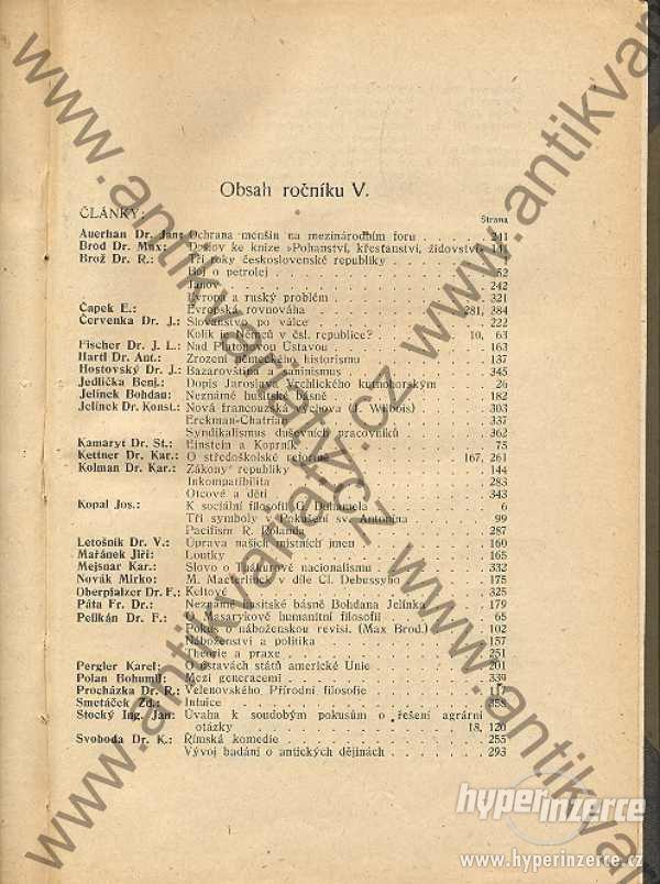Nové Čechy Pokroková revue politická sociální 1922 - foto 1