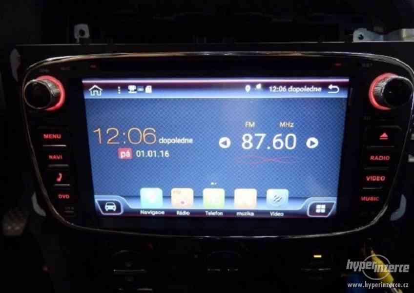 Rádio s navigací Ford Focus Mondeo S-max Kuga,Kamera zdarma - foto 3