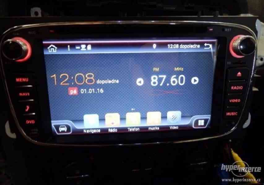 Rádio s navigací Ford Focus Mondeo S-max Kuga,Kamera zdarma - foto 8