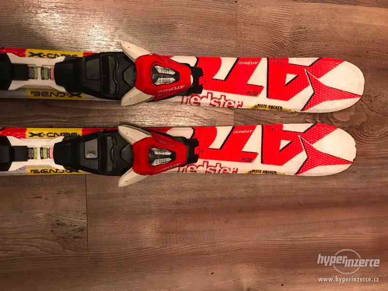 Prodám pěkné dětské lyže ATOMIC Redster 80cm délka - foto 3