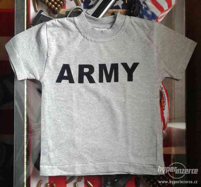 Army dětské tričko. - foto 2