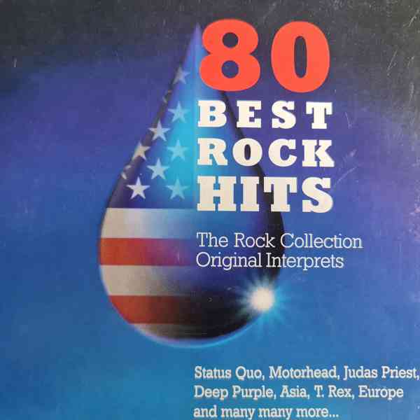 CD - 80 BEST ROCK HITS - (4 CD)