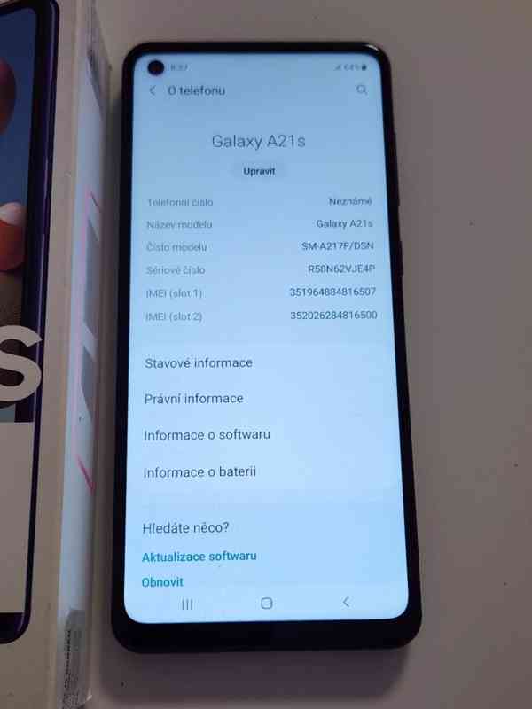 Mobilní telefon Samsung Galaxy A21S - foto 4