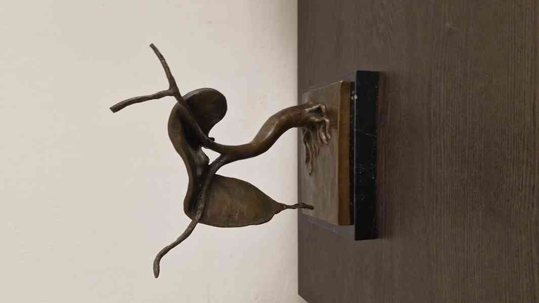 Dali - Tekoucí hodiny  - bronz - foto 4