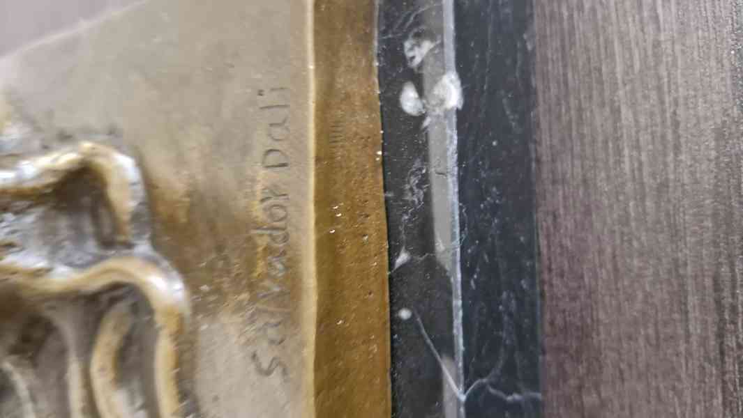 Dali - Tekoucí hodiny  - bronz - foto 2