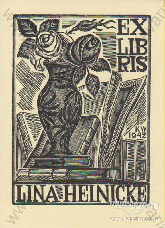 Ex Libris Lina Heinicke Kazimierz Wiszniewski - foto 1