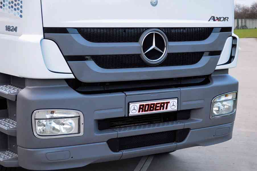 MERCEDES AXOR 1824 HÁKOVÝ NOSIČ KONTEJNERŮ + HYDR. RUKA EU5 - foto 35