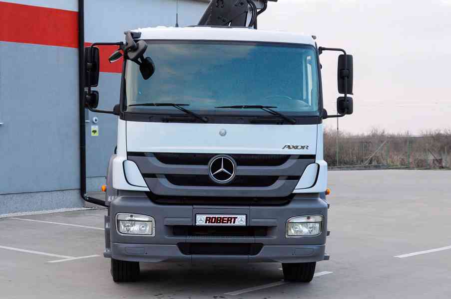 MERCEDES AXOR 1824 HÁKOVÝ NOSIČ KONTEJNERŮ + HYDR. RUKA EU5 - foto 2