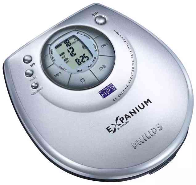 Philips EXP203 CD R-RW MP3 ACC Player Portable Discman - foto 1