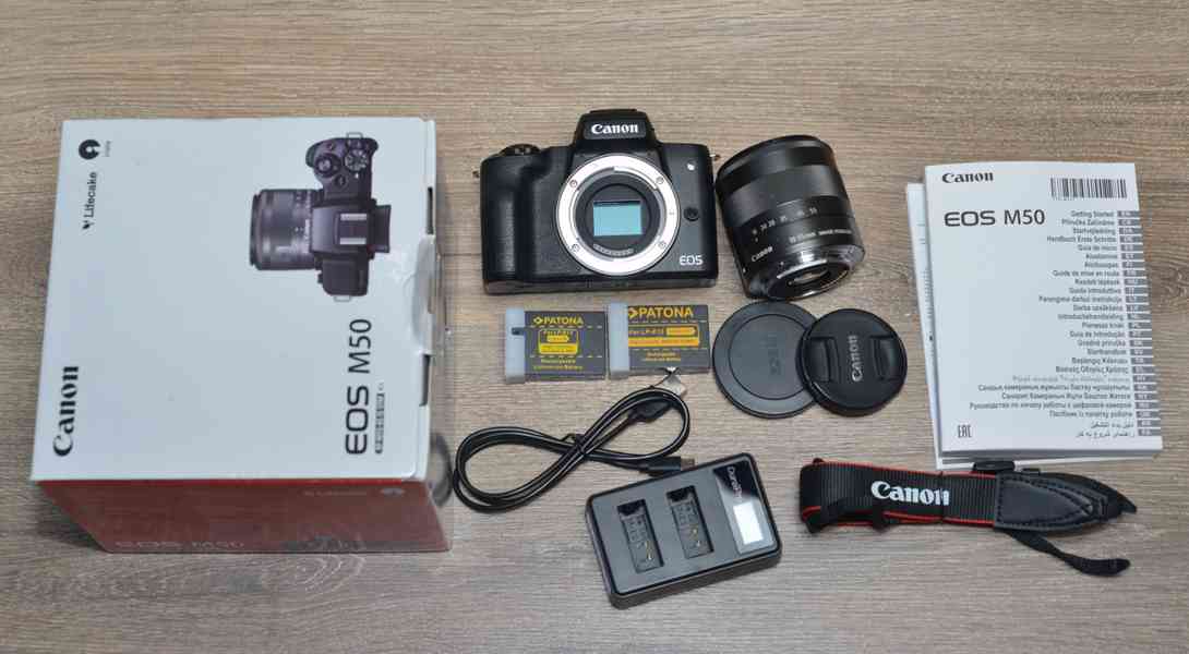 Canon EOS M50+18-55mm *Full HDV*WIFI/NFC 17600 Exp - foto 3