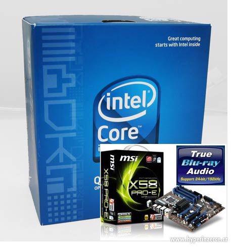 Procesor intel i7-920 + Základní deska MSI X58 - foto 1
