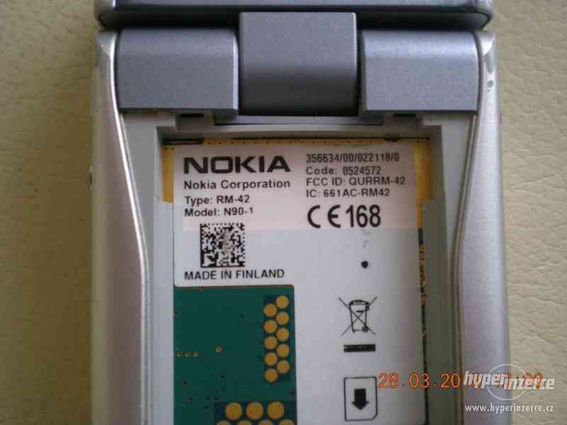 Nokia N90 - historické telefony z r.2005 od ceny 950,-Kč - foto 27