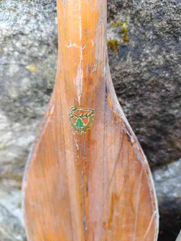 Historická kanoistická pádla - foto 3